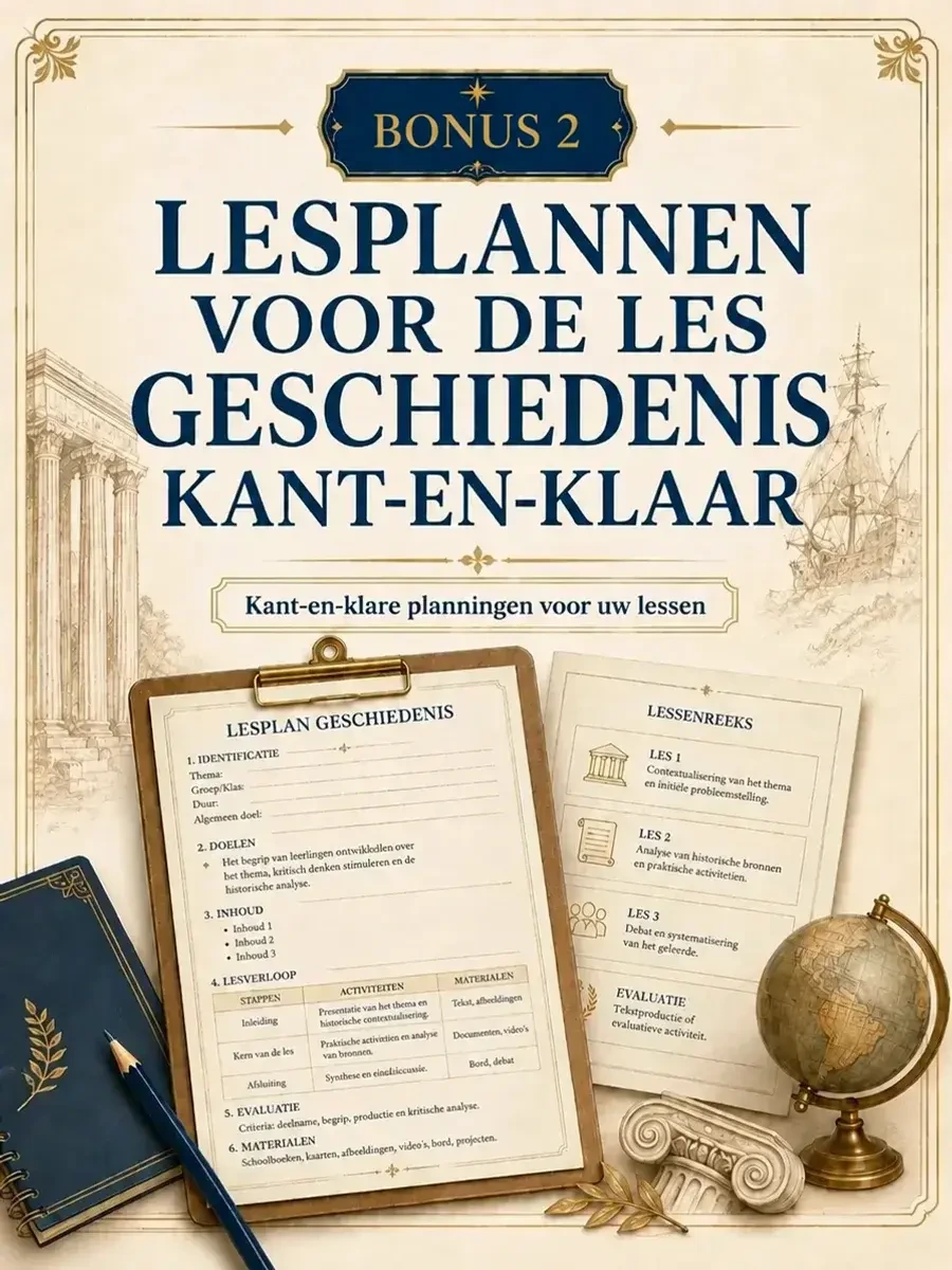 Omslag van Kant-en-klare Geschiedenislessen, bonus 2