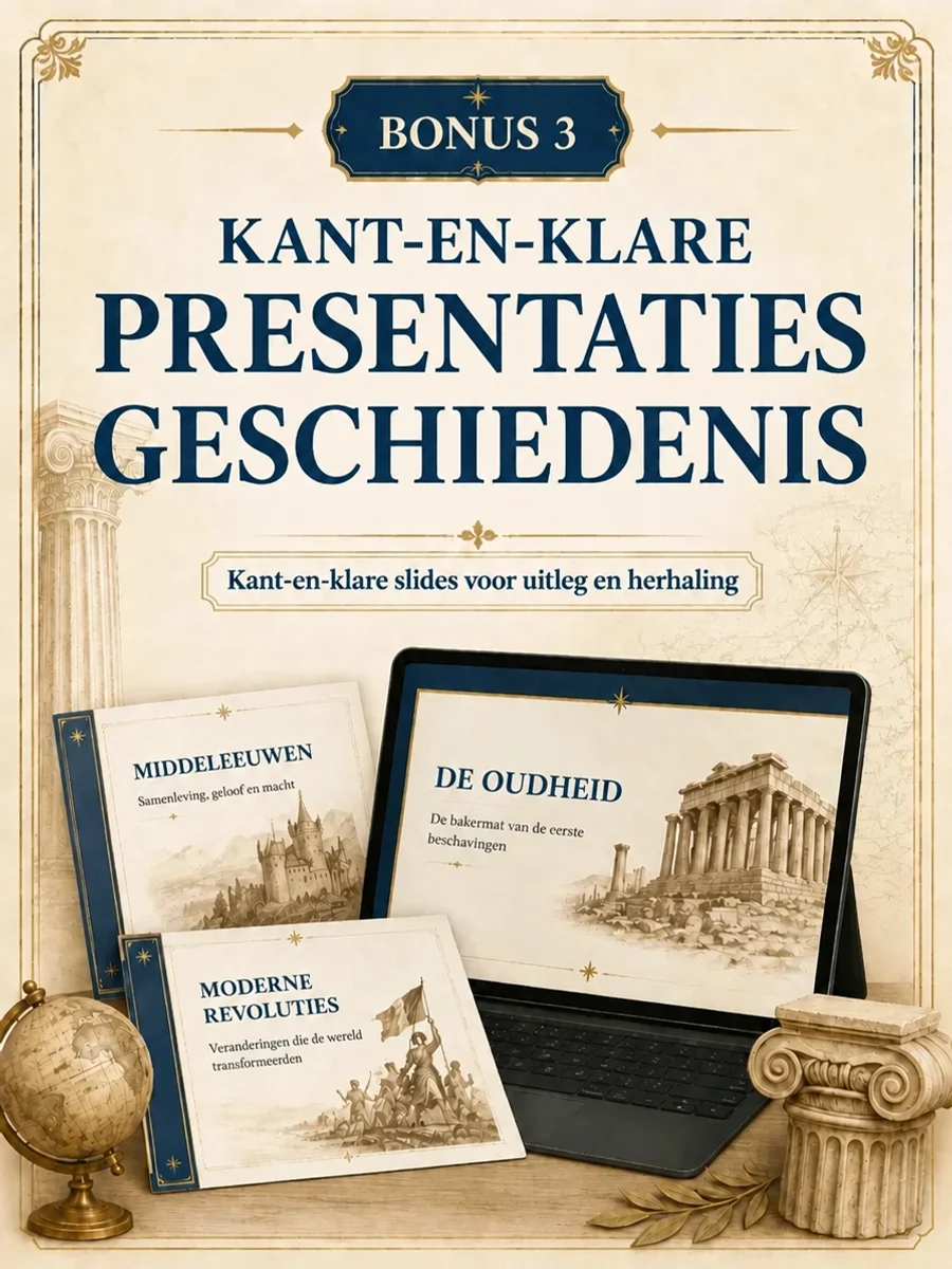 Omslag van Kant-en-klare Geschiedenisslides, bonus 3
