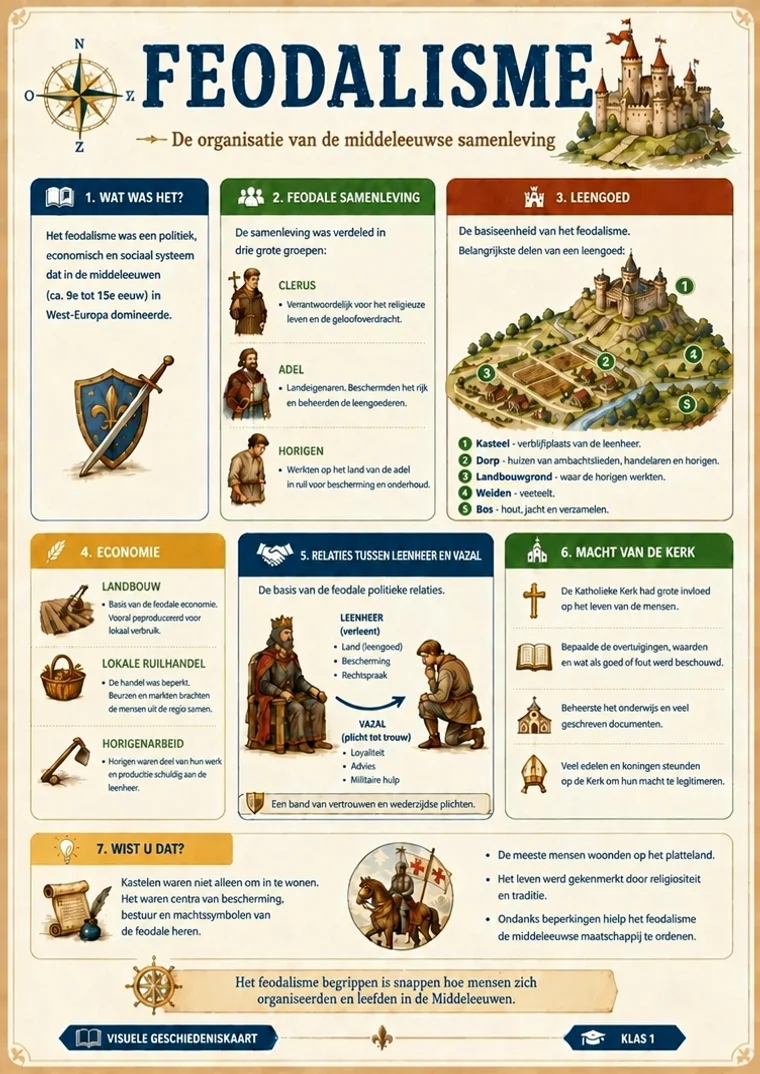 Echt voorbeeld van een visuele geschiedeniskaart